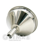 Resin funnel with strainer stainless steel  - 15 cm